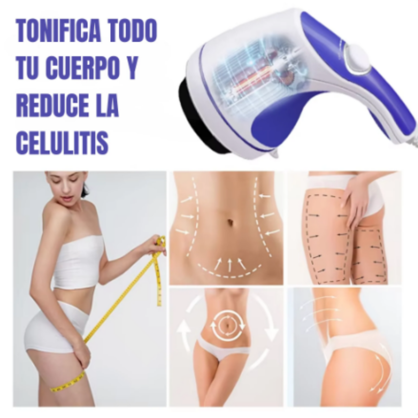 Masajeador Eléctrico+ Crema Antiestrías